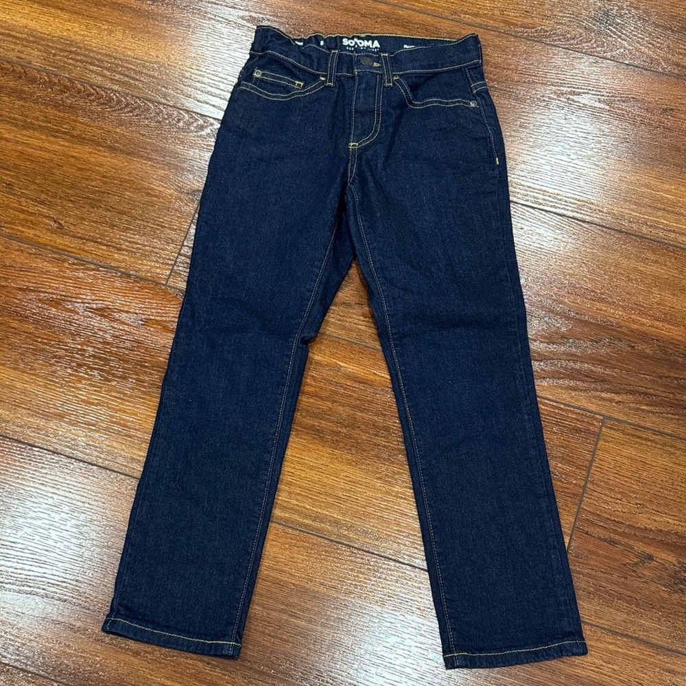 Sonoma Boy’s Deep Indigo Straight Jeans